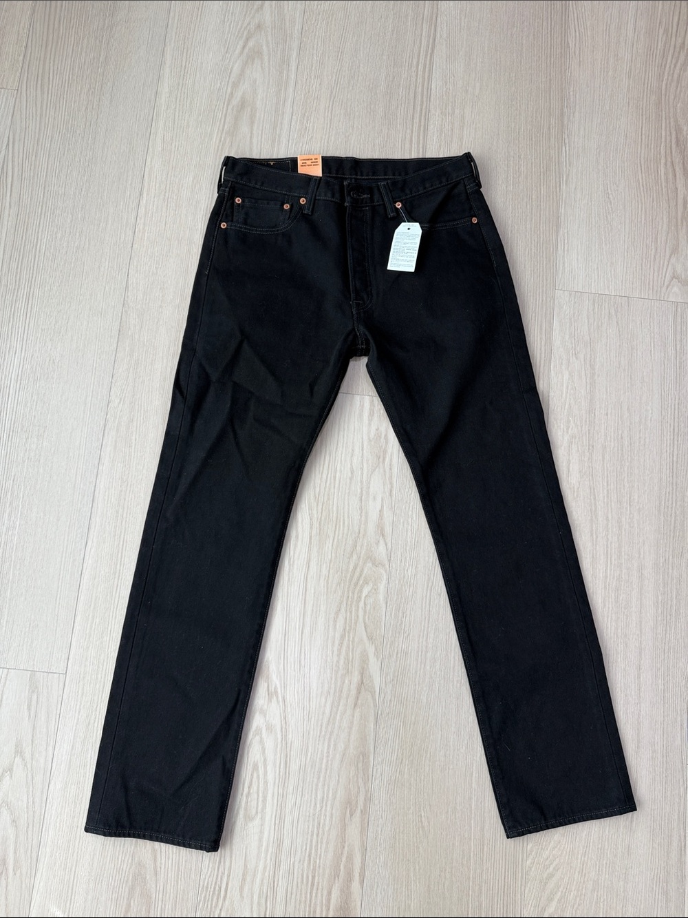 501 Levi’s NWT Men's Black Straight-Leg Jeans